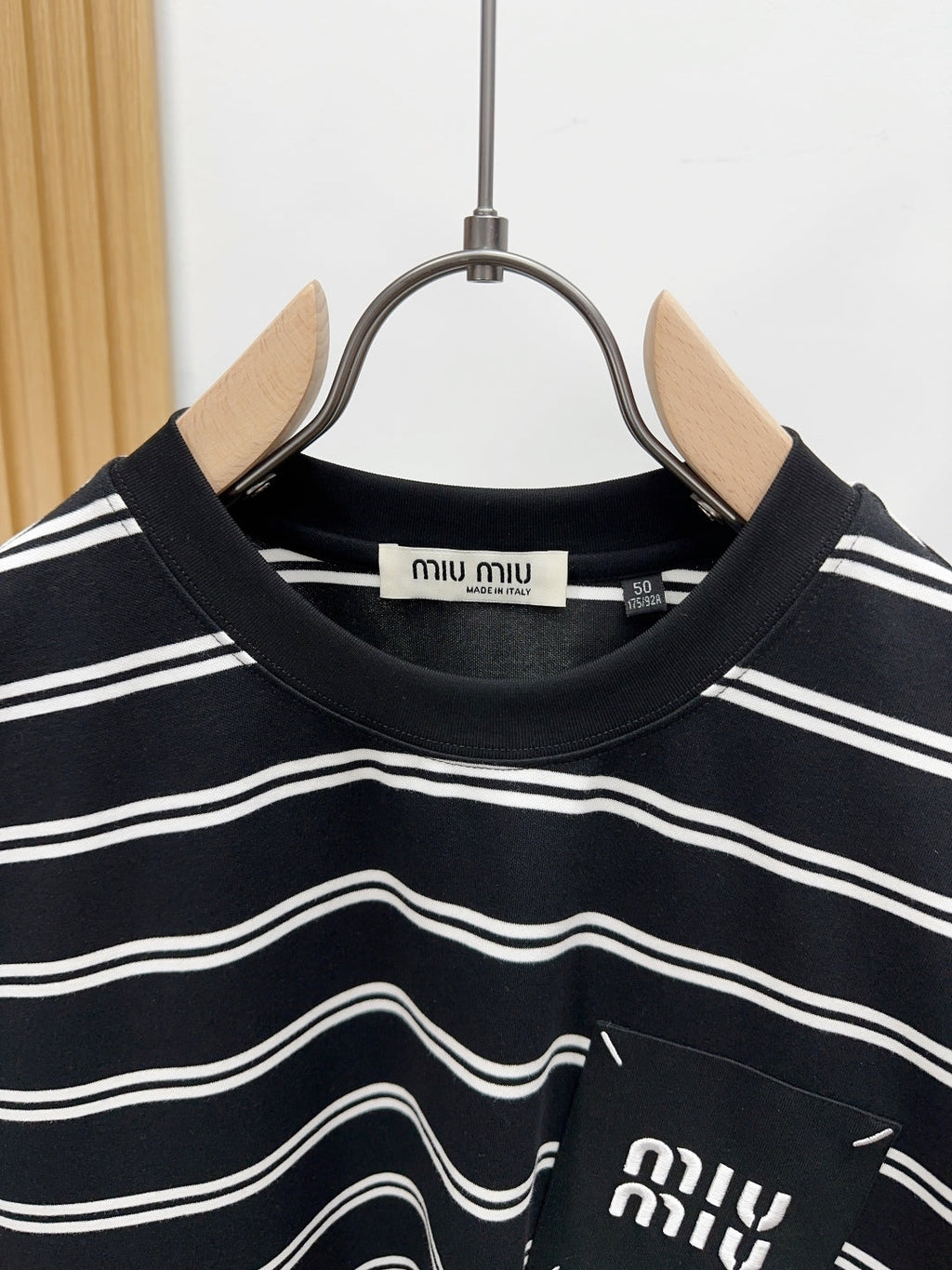 2025 Unisex Striped Knit T-Shirt – Retro College Vibes