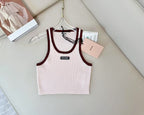 MM Sleeveless Ribbed Crop Top