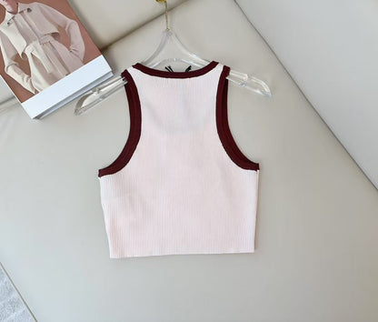 MM Sleeveless Ribbed Crop Top