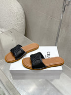 CLN Classic Leather Flat Slide Sandals