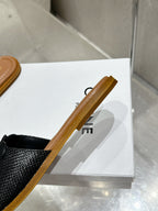 CLN Classic Leather Flat Slide Sandals