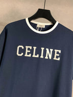 Unisex Velvet Lettering T-Shirt – Oversized Fit
