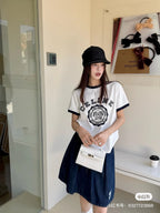 Unisex Contrast Neckline T-Shirt – Velvet Graphic