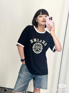 Unisex Contrast Neckline T-Shirt – Velvet Graphic