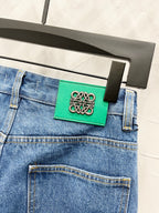 Unisex Straight-Leg Denim Jeans – Washed Finish