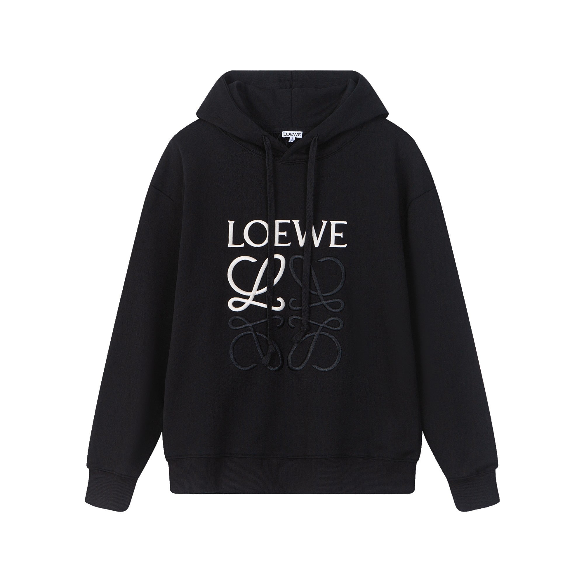 Unisex Embroidered Logo Hoodie – Oversized Fit