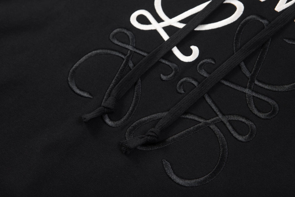 Unisex Embroidered Logo Hoodie – Oversized Fit