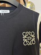 Unisex Embroidered Logo T-Shirt – Woven Trim Detailing