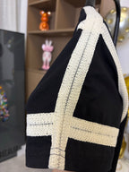 Unisex Embroidered Logo T-Shirt – Woven Trim Detailing