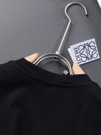 Unisex Embroidered Round-Neck T-Shirt