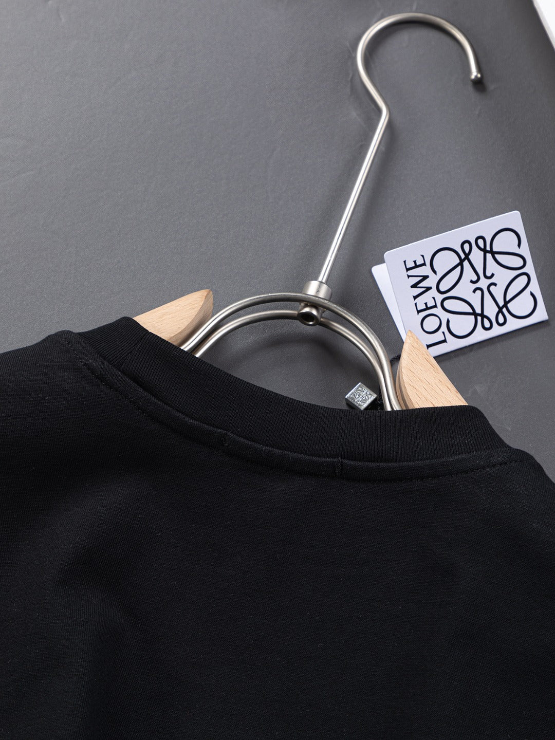 Unisex Embroidered Round-Neck T-Shirt