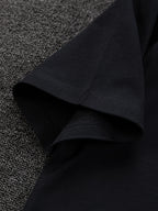 Unisex Embroidered Round-Neck T-Shirt