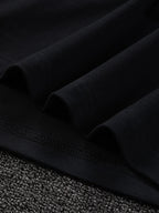 Unisex Embroidered Round-Neck T-Shirt