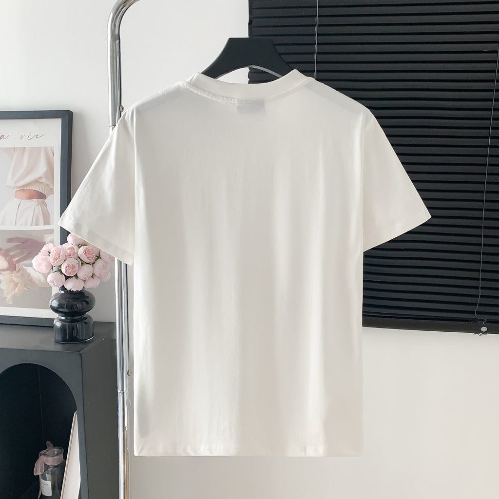 Unisex Embroidered Logo Short-Sleeve T-Shirt