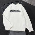 Unisex Jacquard Wool Knit Sweater – Oversized Fit