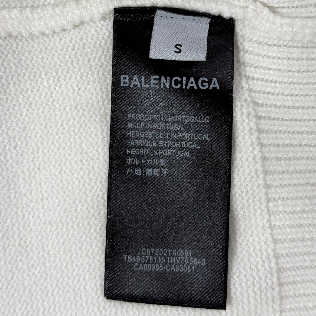 Unisex Jacquard Wool Knit Sweater – Oversized Fit