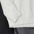 Unisex Jacquard Wool Sweater – Oversized Fit