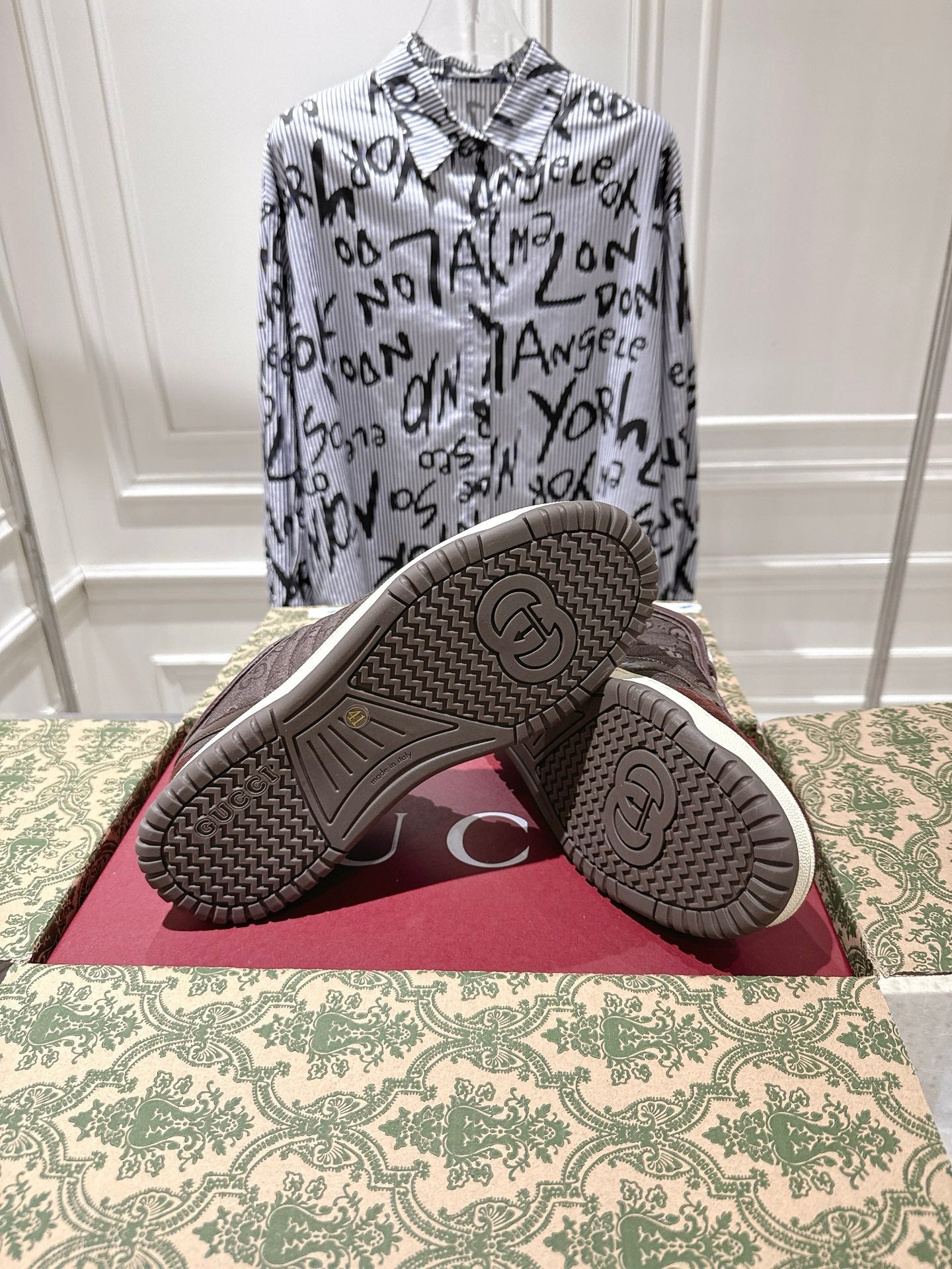 Vintage-Inspired Distressed Sneakers