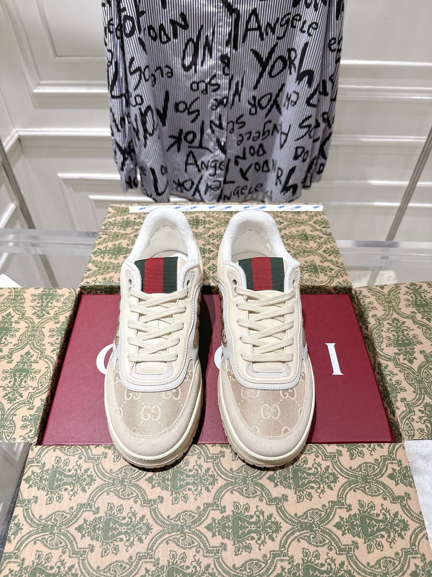 Vintage-Inspired Distressed Sneakers