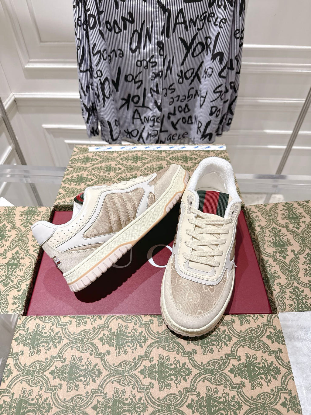 Vintage-Inspired Distressed Sneakers