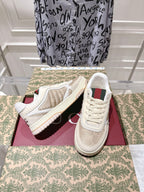 Vintage-Inspired Distressed Sneakers