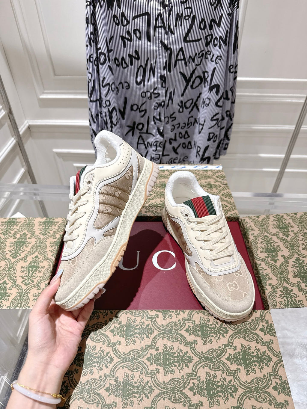 Vintage-Inspired Distressed Sneakers