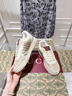 Vintage-Inspired Distressed Sneakers