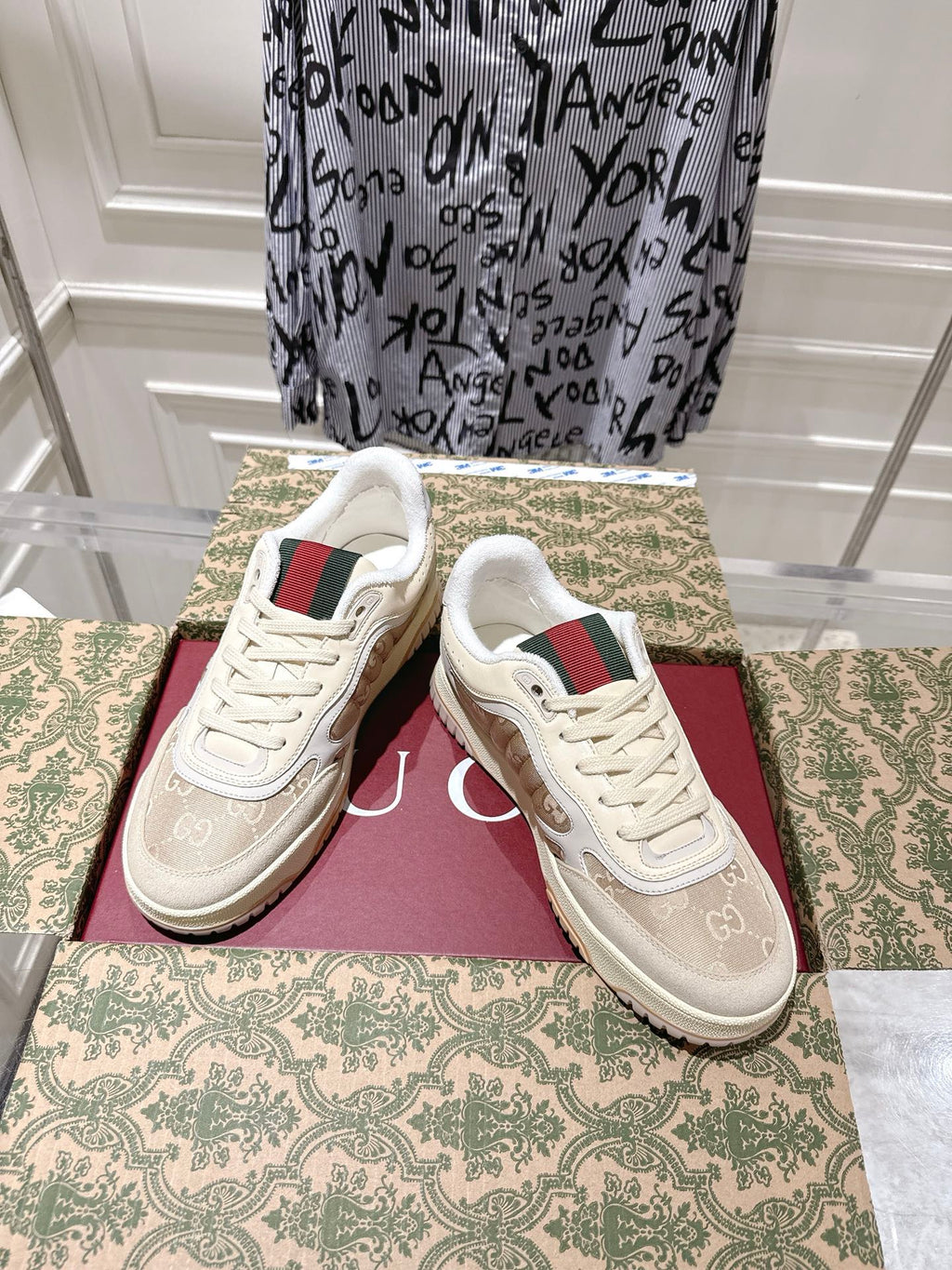 Vintage-Inspired Distressed Sneakers