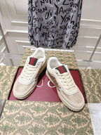 Vintage-Inspired Distressed Sneakers