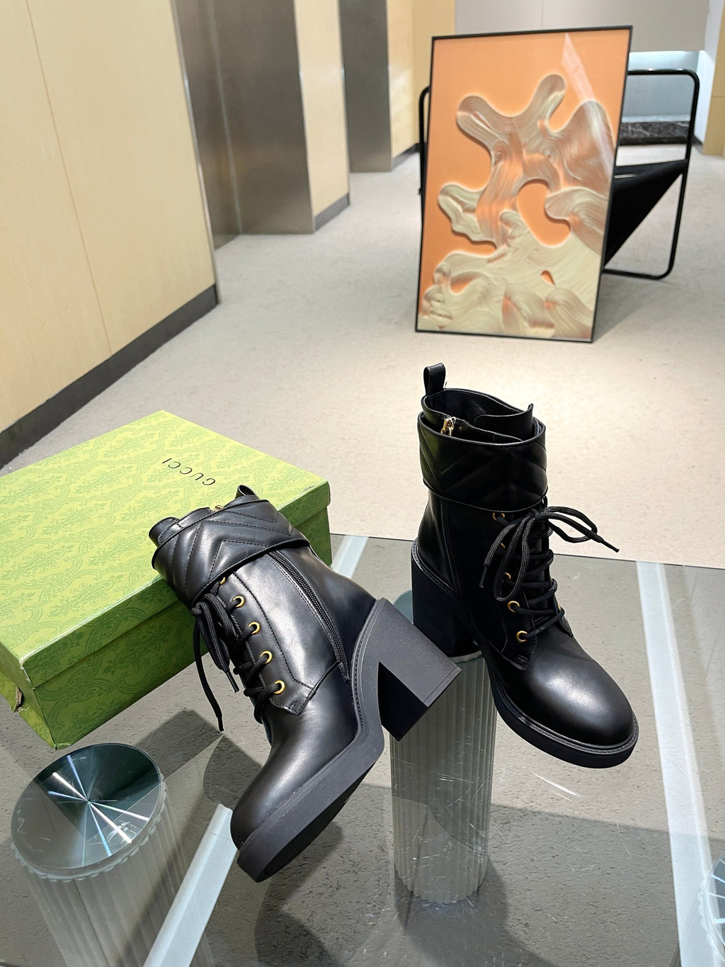 Premium Leather Ankle Boots with Detachable Strap – Fall/Winter Edition