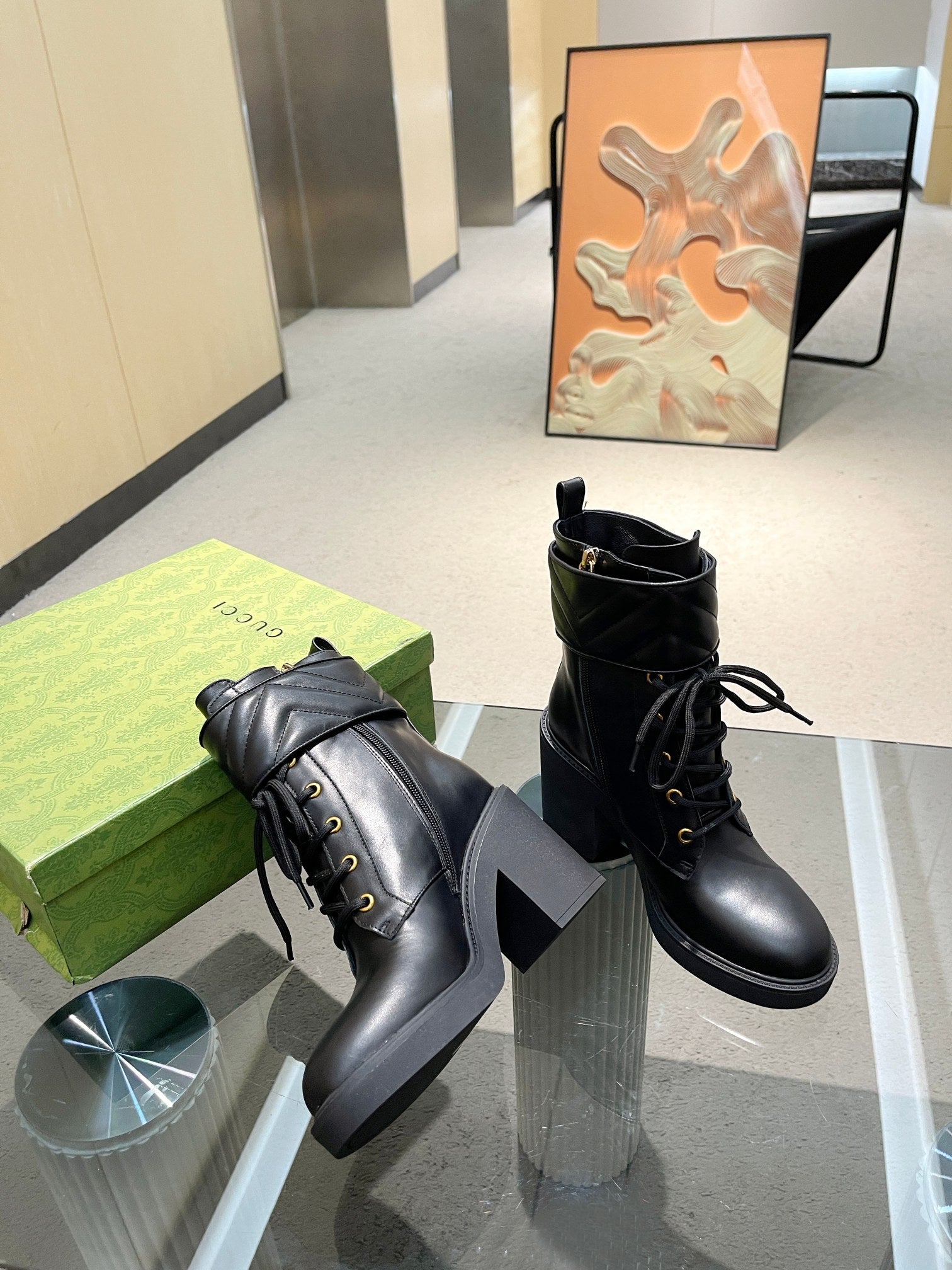 Premium Leather Ankle Boots with Detachable Strap – Fall/Winter Edition