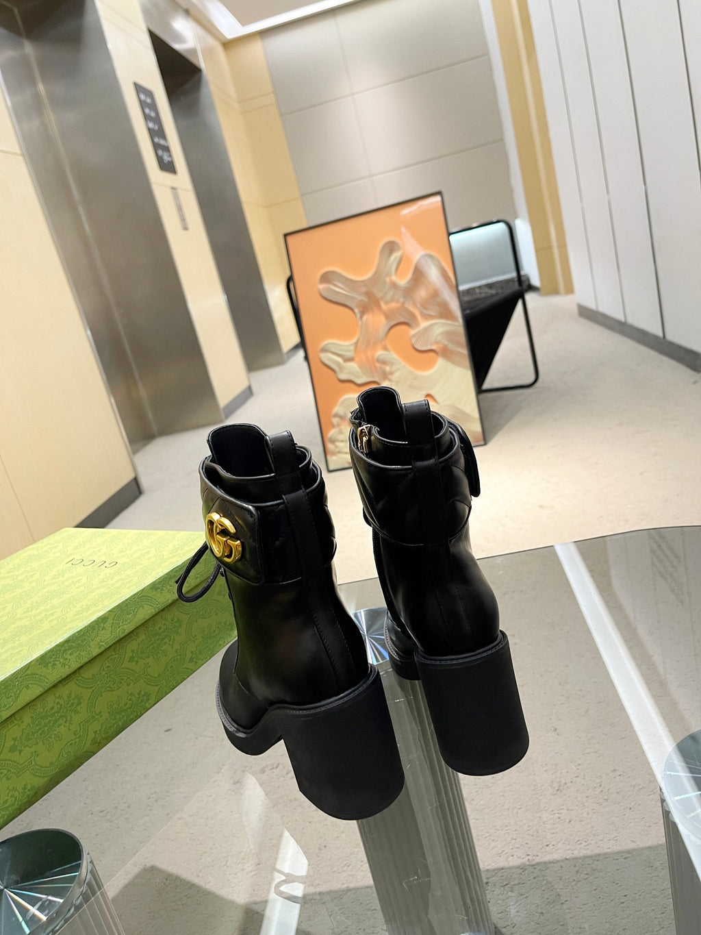 Premium Leather Ankle Boots with Detachable Strap – Fall/Winter Edition