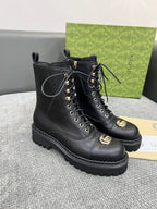 Versatile Lace-Up Leather Martin Boots (2025 Edition)