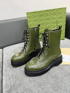 Versatile Lace-Up Leather Martin Boots (2025 Edition)