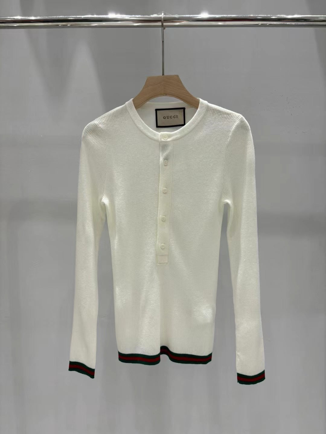 Early Fall Slim-Fit Contrast Wool Sweater