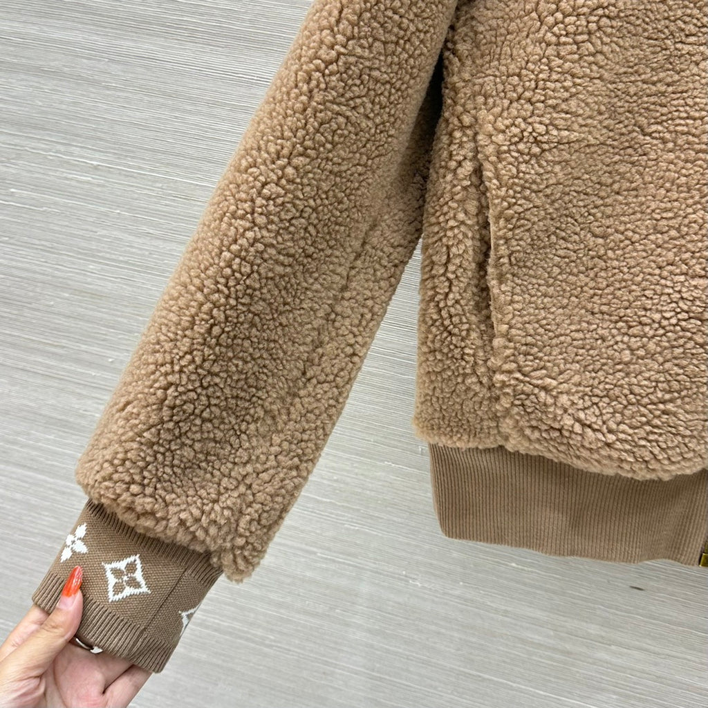 Teddy Fleece Zip-Up Jacket – Cute & Stylish