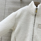 Teddy Fleece Zip-Up Jacket – Cute & Stylish