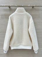 Teddy Fleece Zip-Up Jacket – Cute & Stylish