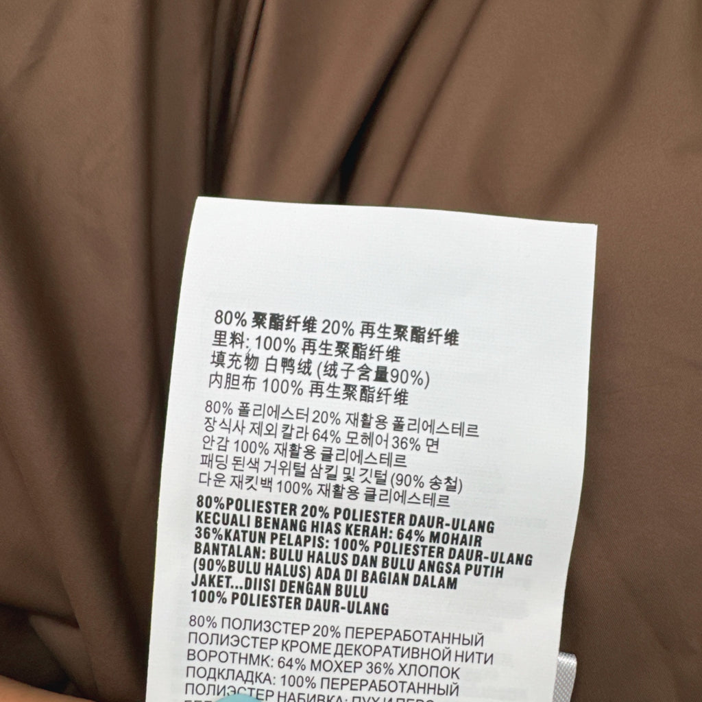 Quilted Contrast Collar Down Jacket