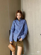 MM Classic Checkered Cotton Shirt – Blue & White