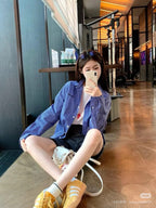 MM Classic Checkered Cotton Shirt – Blue & White