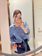 MM Classic Checkered Cotton Shirt – Blue & White