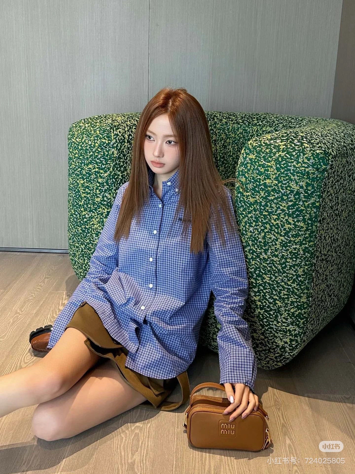 MM Classic Checkered Cotton Shirt – Blue & White