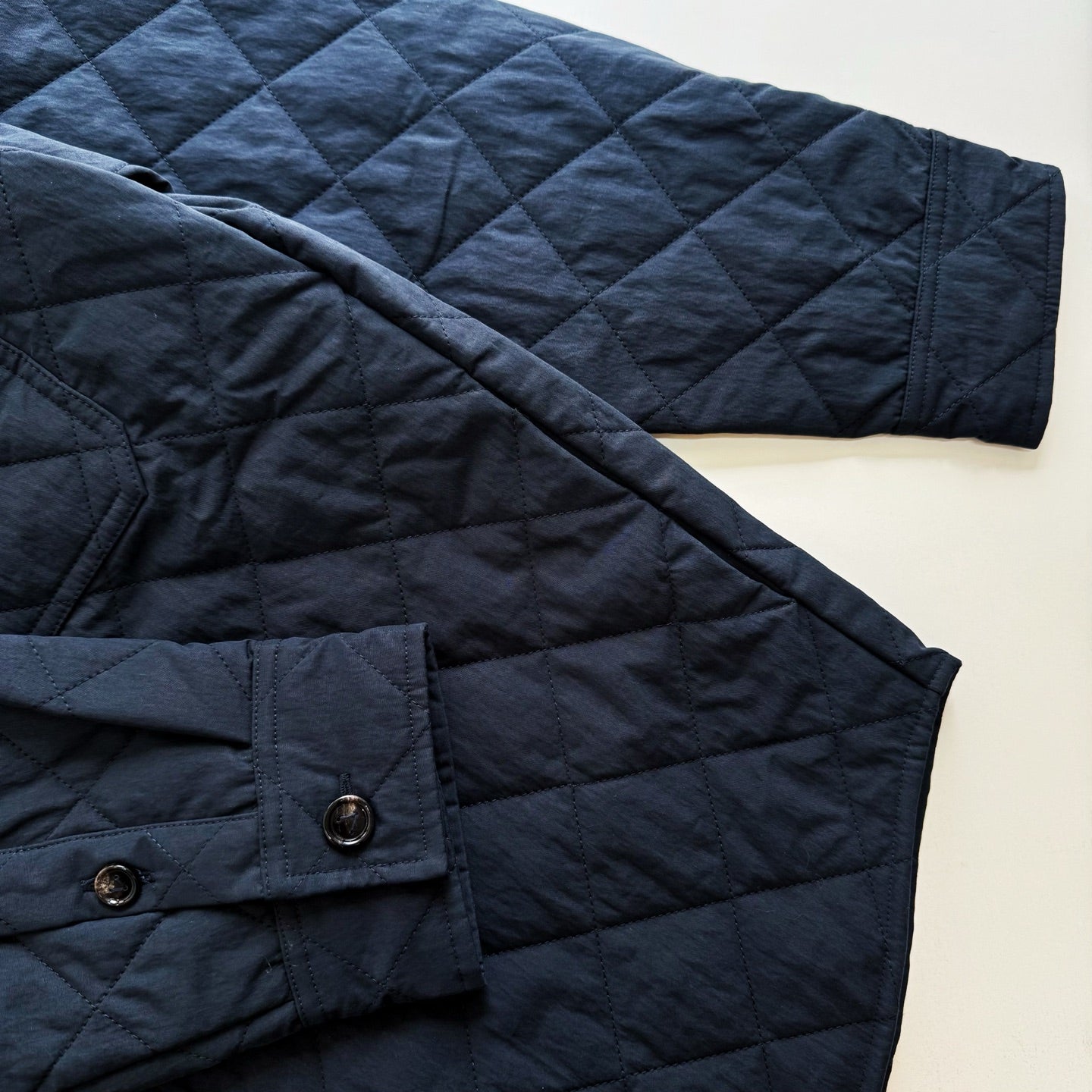 Quilted Leather Cotton Jacket
