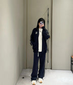 *OEWE* Tech Fabric Embroidered Tracksuit