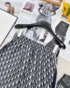 D Chic & Timeless Logo Jacquard Skirt