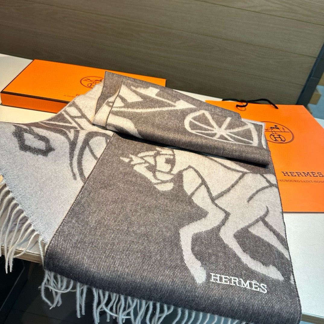 Premium Wool Double-Sided Scarf (Unisex Edition)