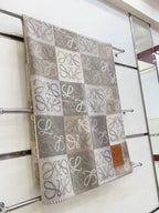 Premium Checkboard Cashmere Wool Blanket (Original Edition)