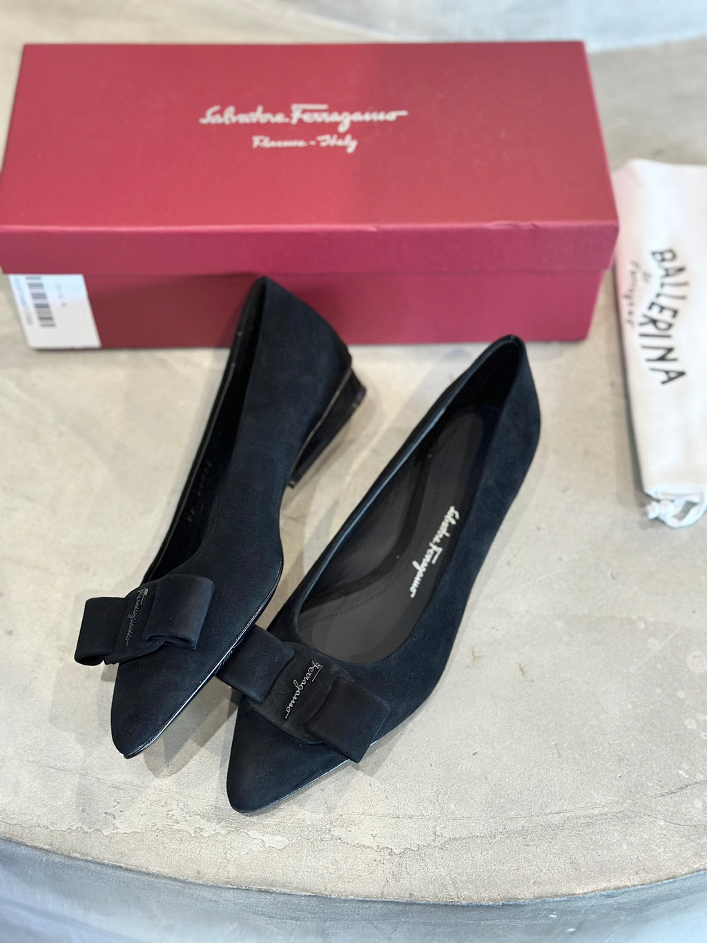 SF Viva Pointed-Toe Ballet Flats