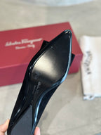 SF Viva Pointed-Toe Ballet Flats